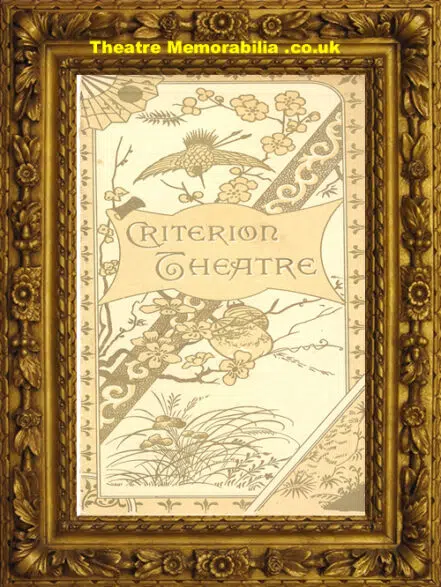 London Criterion Theatre – His Excellency The Governor – 1900