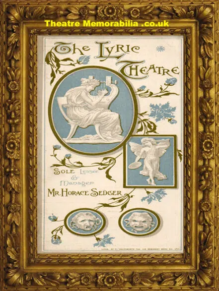London Criterion Theatre – Little Christopher Columbus – 1893