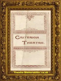London Criterion Theatre – My Daughter In Law – 1899