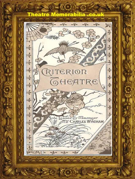 London Criterion Theatre – Squire Of Dames – 1895