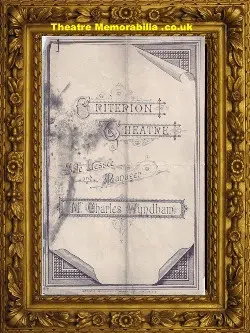 London Criterion Theatre – The Candidate – 1885