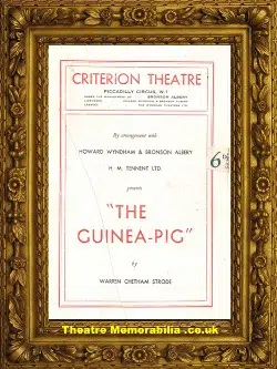 London Criterion Theatre – The Guinea Pig – 1946