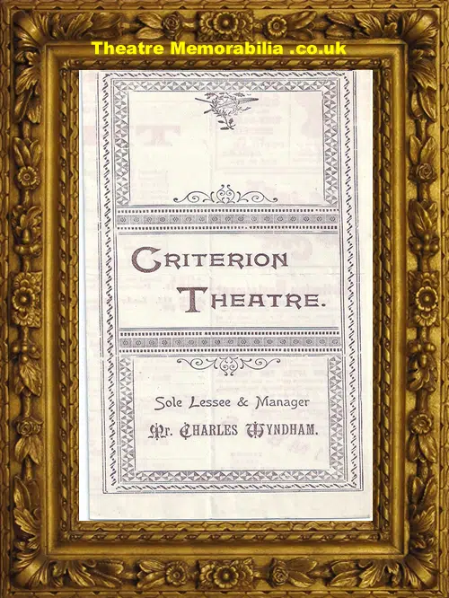 London Criterion Theatre - The Liars - 1898
