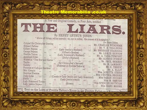 London Criterion Theatre - The Liars - 1898