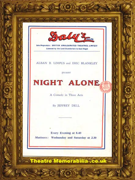 London Dalys Theatre – Night Alone – 1940s – Irene Handl