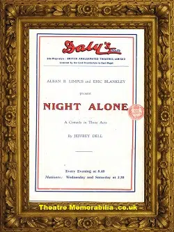 London Dalys Theatre – Night Alone – 1940s – Irene Handl