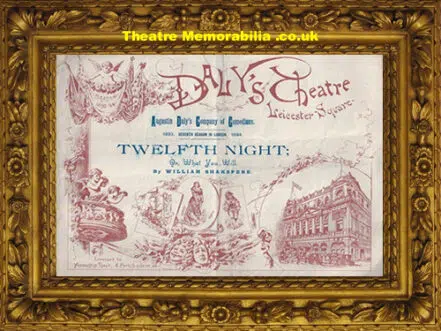 London Daly’s Theatre – Twelfth Night – 1894