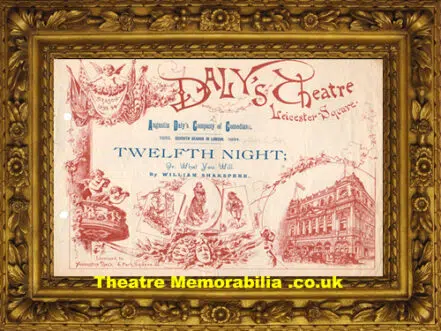 London Daly’s Theatre – Twelfth Night – 1894
