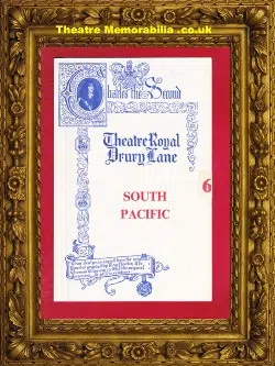 London Drury Lane Theatre – South Pacific – 1953 – James Bond