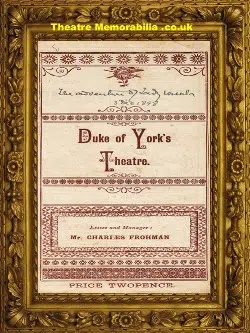London Duke Of York Theatre – Adventure Of Lady Ursula – 1898