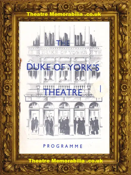 London Duke Of York Theatre – All For Mary – 1954