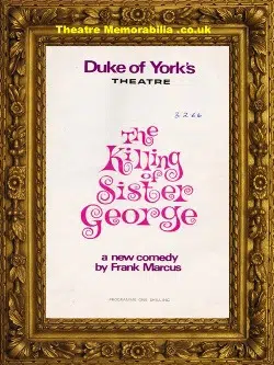 London Duke Of York Theatre – Killing Sister George – 1966