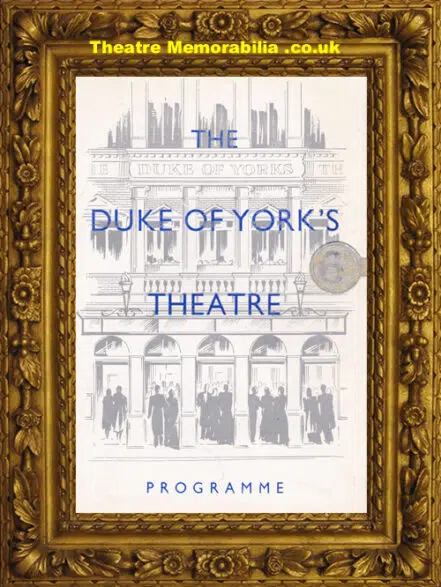 London Duke Of York Theatre – The Big Knife – 1954