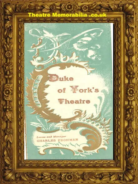 London Duke Of York Theatre – Toddles – 1906