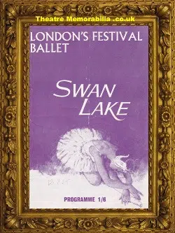 London Festival Ballet Victoria Theatre 1965 Swan Lake – Ballet
