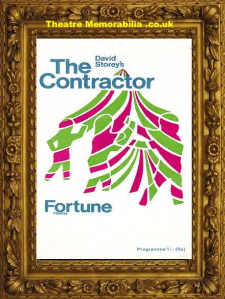 London Fortune Theatre – The Contractor – 1970 – Bill Owen