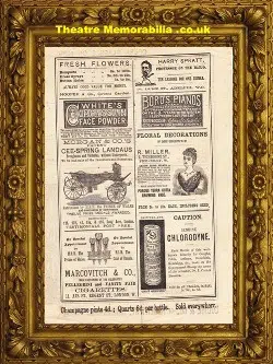 London Gaiety Theatre – A Wet Day – 1885