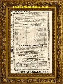 London Gaiety Theatre – In Honour Bound – 1883