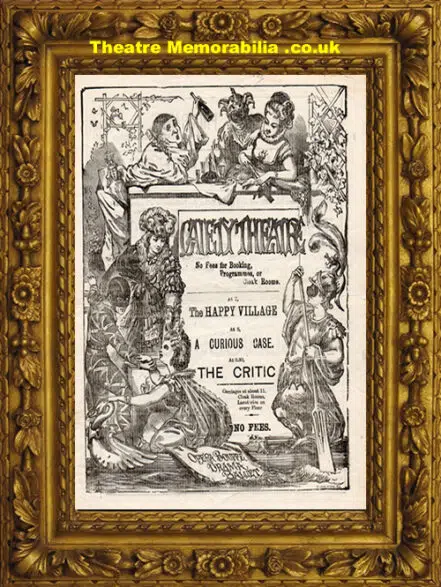 London Gaiety Theatre – The Happy Village – 1872