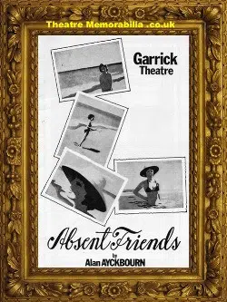 London Garrick Theatre – Absent Friends – 1976 – Richard Briers