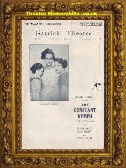 London Garrick Theatre – Constant Nymph – 1928
