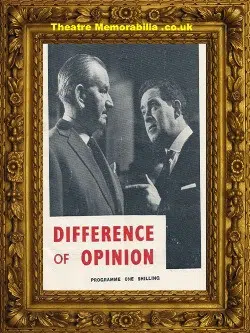 London Garrick Theatre – Difference Of Opinion – 1963