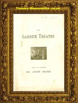 London Garrick Theatre – Diplomacy – 1893
