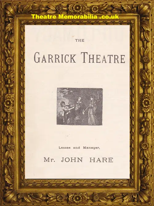 London Garrick Theatre - Diplomacy - 1893