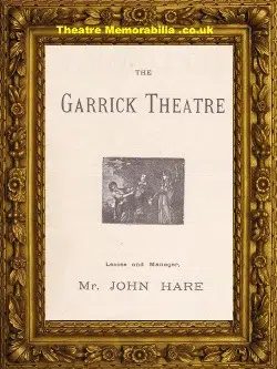 London Garrick Theatre – Diplomacy – 1893