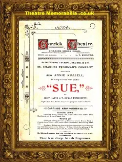 London Garrick Theatre – Sue – 1898