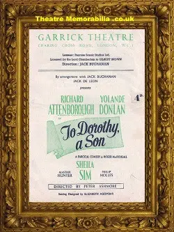 London Garrick Theatre – To Dorothy, A Son – 1951 R Attenborough