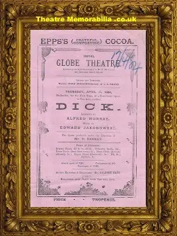 London Globe Theatre – Dick – 1884