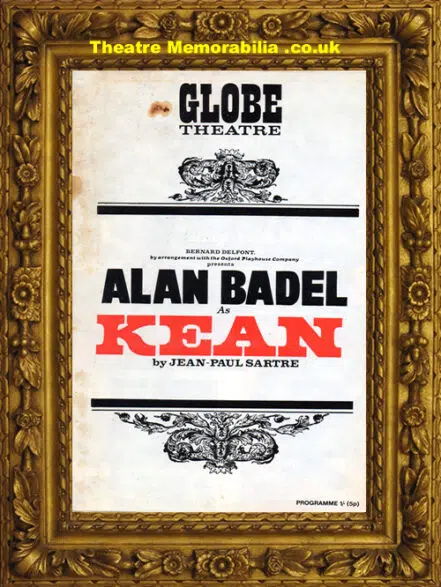 London Globe Theatre – Kean – 1971 – Felicity Kendal