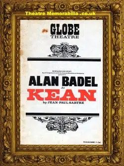 London Globe Theatre – Kean – 1971 – Felicity Kendal