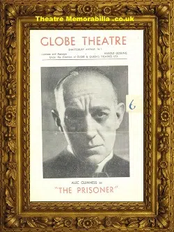 London Globe Theatre – The Prisoner – 1950’s – Alec Guinness