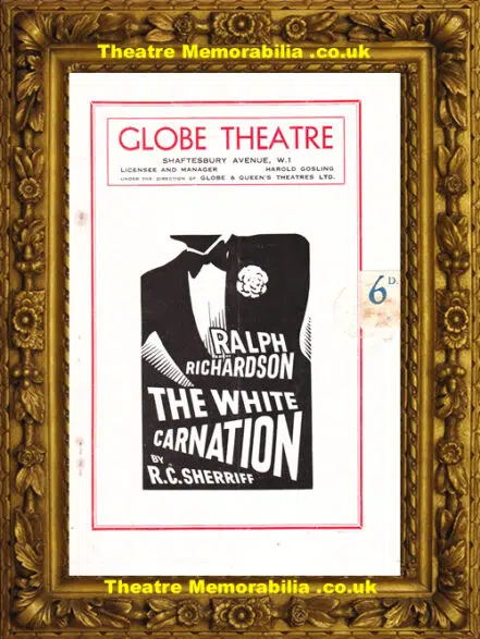 London Globe Theatre – The White Carnation – 1953