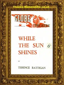London Globe Theatre – While The Sun Shines – 1945