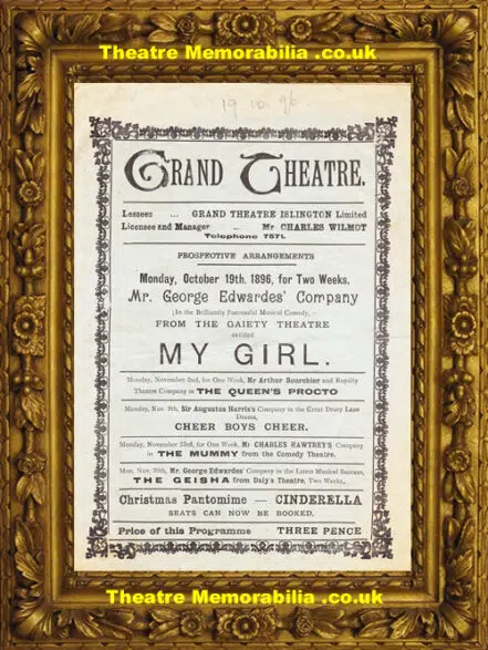 London Grand Theatre – A Pair Of Spectacles – 1896
