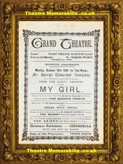 London Grand Theatre – A Pair Of Spectacles – 1896