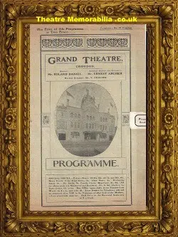 London Grand Theatre Croydon – Othello + Two Pins – 1908