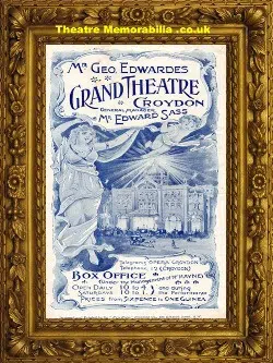 London Grand Theatre – Little Lord Fauntleroy – Late 1800’s