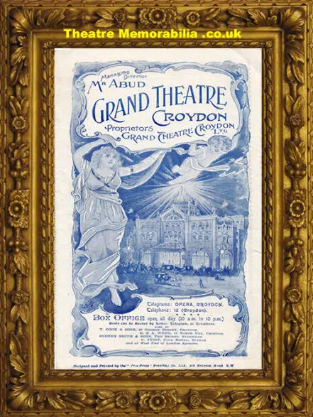 London Grand Theatre – Little Minster – Late 1800’s