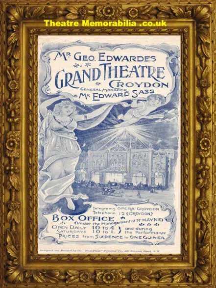 London Grand Theatre – Under The Red Robe – C 1898