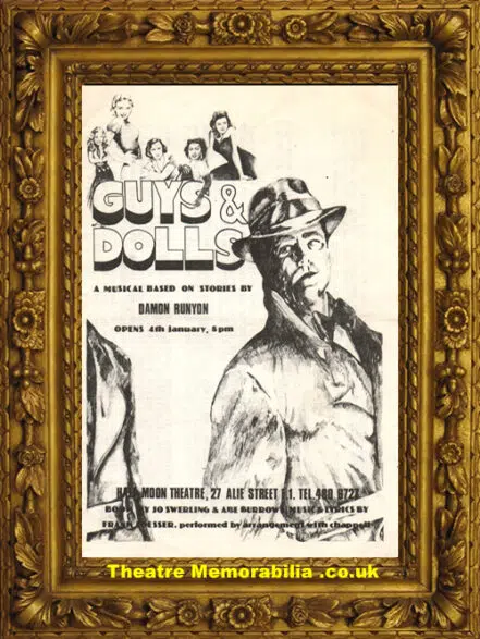 London Half Moon Theatre – Guys And Dolls – 1980s ? Simon Callow