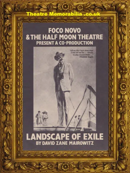 London Half Moon Theatre – Landscape Of Exile – 1979 – Zane