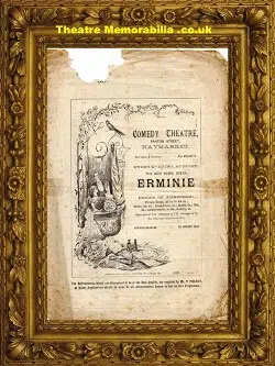 London Haymarket Comedy Theatre – Erminie – 1883