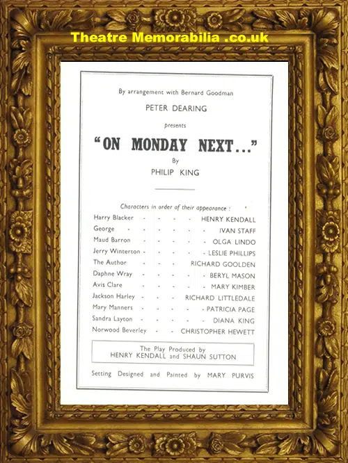 London Haymarket Comedy Theatre - Laugh i Thought I'D Die - 1950