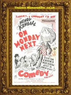 London Haymarket Comedy Theatre – Laugh i Thought I’D Die – 1950