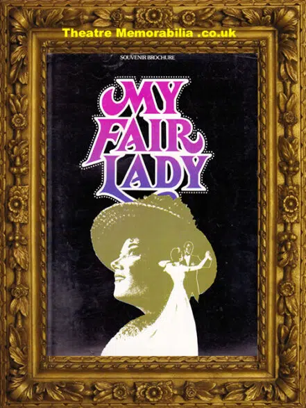 London Haymarket Theatre – My Fair Lady – 1979 – Tony Britton
