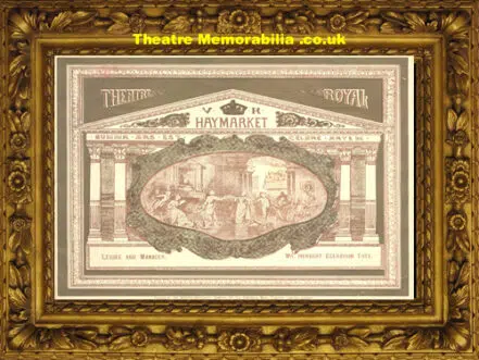 London Haymarket Theatre Royal – Bunch Of Violets – 1894